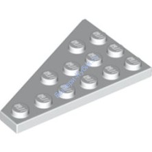 Деталь Лего Пластина Клин 6 х 4 Правая Цвет Белый