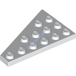 Деталь Лего Пластина Клин 6 х 4 Правая Цвет Белый