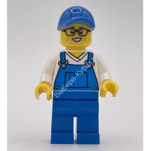 Минифигурка Лего Сити - Мойщик Автомобилей cty1661