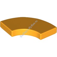 Деталь Лего Плитка Круглый Угол 2 х 2 Макарони Цвет Ярко-Светло-Оранжевый