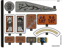 Наклейки К Набору 71814 (10108440/6484994)