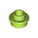 Деталь Лего Пластина Круглая 1 х 1 С Открытым Штырьком Цвет Лайм
