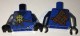Деталь Лего Торс С Рисунком Цвет Синий