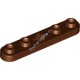 Деталь Лего Техник Техник Пластина 1 х 5 Цвет Коричневый