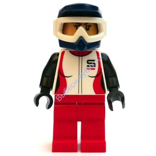 Минифигурка Лего Сити Велосипедистка cty0916