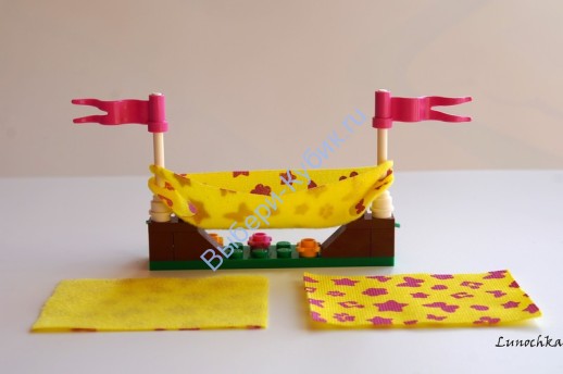 Деталь Лего Гамак С Рисунком Цвет Желтый