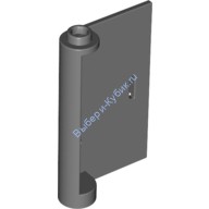 Деталь Лего Дверь 1 х 3 х 4 Правая Цвет Темно-Серый