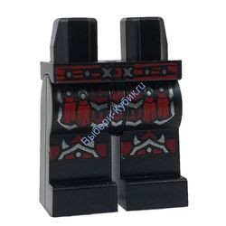 Деталь Лего Ноги С Рисунком Цвет Черный