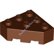Деталь Лего Клин 3 х 3 Обрезанный Угол Цвет Коричневый