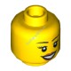 Деталь Лего Голова Минифигурки Женская Цвет Желтый