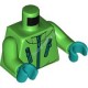 Деталь Лего Торс С Рисунком Цвет Ярко-Зеленый