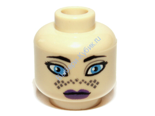 Деталь Лего Голова Минифигурки Цвет Песочный