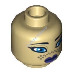 Деталь Лего Голова Минифигурки Цвет Песочный