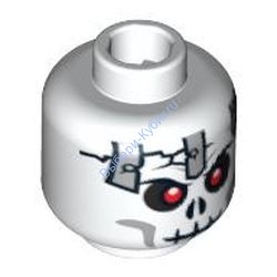 Деталь Лего Голова Минифигурки Цвет Белый