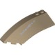 Деталь Лего Клин 8 х 3 х 2 Открытый Левый Цвет Темно-Песочный