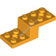 Деталь Лего Кронштейн 5 х 2 х 1 1/3 C 2 Отверстиями Цвет Ярко-Светло-Оранжевый