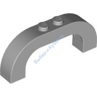 Деталь Лего Арка 1 х 6 х 2 Закругленный Верх Цвет Светло-Серый