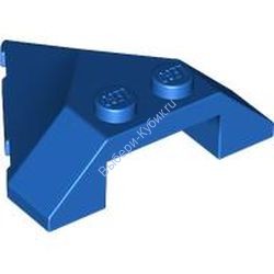 Деталь Лего Клин 4 х 4 Заостренный Цвет Синий