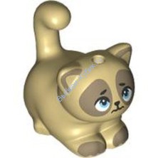 Деталь Лего Кот Помпон Цвет Песочный