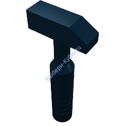 Деталь Лего Молоток Цвет Черный