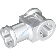 Деталь Лего Техник Осевой Коннектор С Отверстием Под Ось Цвет Белый