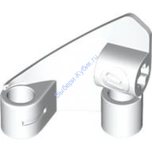 Деталь Лего Техник Панель #10 3 x 3 Правая Цвет Белый