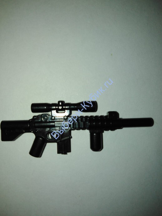 Деталь Аналог Совместимый С Лего Оружие Цвет Черный