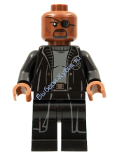 Минифигурка Лего Супер Хироус Марвел Супер Герои Мстители Ник Фьюри