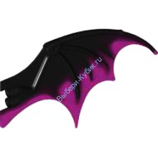 Деталь Лего Крыло Дракона 19 х 11 Цвет Черный