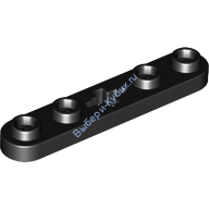 Деталь Лего Техник Техник Пластина 1 х 5 Цвет Черный