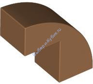 Деталь Лего  Кубикм изогнутый 2 x 1 x 1 2/3 Цвет  Карамельный