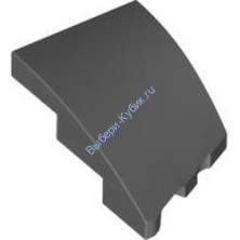 Деталь Лего Клин 3 х 2 Левая Без Штырьков Цвет Темно-Серый