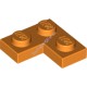 Деталь Лего Пластина 2 х 2 Угол Цвет Оранжевый