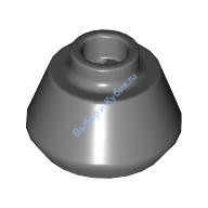 Деталь Лего Конус 1 1/2 x 1 1/2 x 2/3 Обрезанный Цвет Темно-Серый