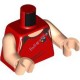 Деталь Лего Торс С Рисунком Цвет Красный