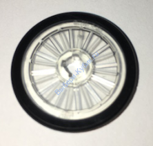 Деталь Лего Диск Для Инвалидной Коляски С Фиксированной Из Твердой Резины Шина 1-Piece Диск Цвет Прозрачный