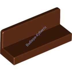 Деталь Лего Панель 1 х 3 х 1 Цвет Коричневый