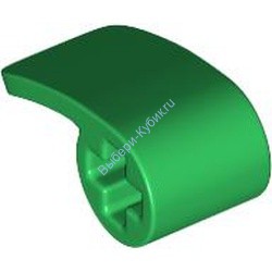 Деталь Лего Техник Панель Изогнутая 2 x 1 x 1 Цвет Зеленый