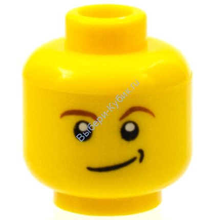 Деталь Лего Голова Минифигурки Цвет Желтый