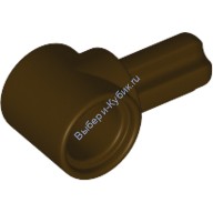 Деталь Лего Техник Коннектор С Одной Осью Цвет Темно-Коричневый