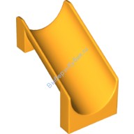 Деталь Лего Детская Горка 4 х 6 х 6 Прямая Цвет Ярко-Светло-Оранжевый