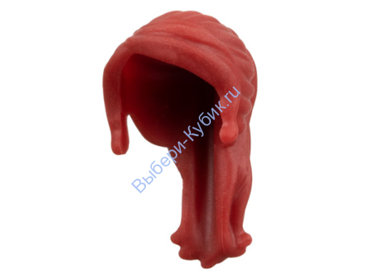 Деталь Лего Волосы Цвет Красный