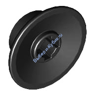 Деталь Лего Колесо Поезда Малое Отверстие Для Дисков С Пин Держателем Цвет Черный