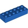 Кубик 2 х 6, Цвет: Синий
