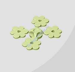 Деталь Аналог Совместимый С Лего Цветок Маленький 4 Шт Цвет Фисташковый