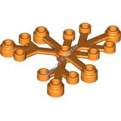 Деталь Лего Листья 6 х 5 Цвет Оранжевый