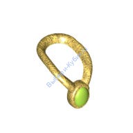 Деталь Лего Амулет На Цепочке С Камнем Цвет Перламутрово-Золотой