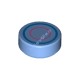 Деталь Лего Плитка Круглая 1 х 1 С Рисунком Цвет Голубой
