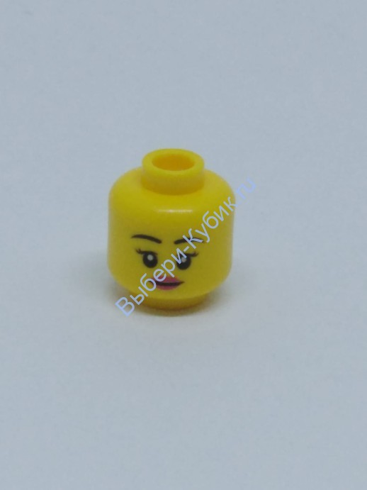 Деталь Аналог Совместимый С Лего Голова Минифигурки Женская Цвет Желтый
