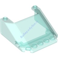 Деталь Лего Лобовое Стекло 6 x 6 x 2 с 2 Цвет Прозрачно-Голубой